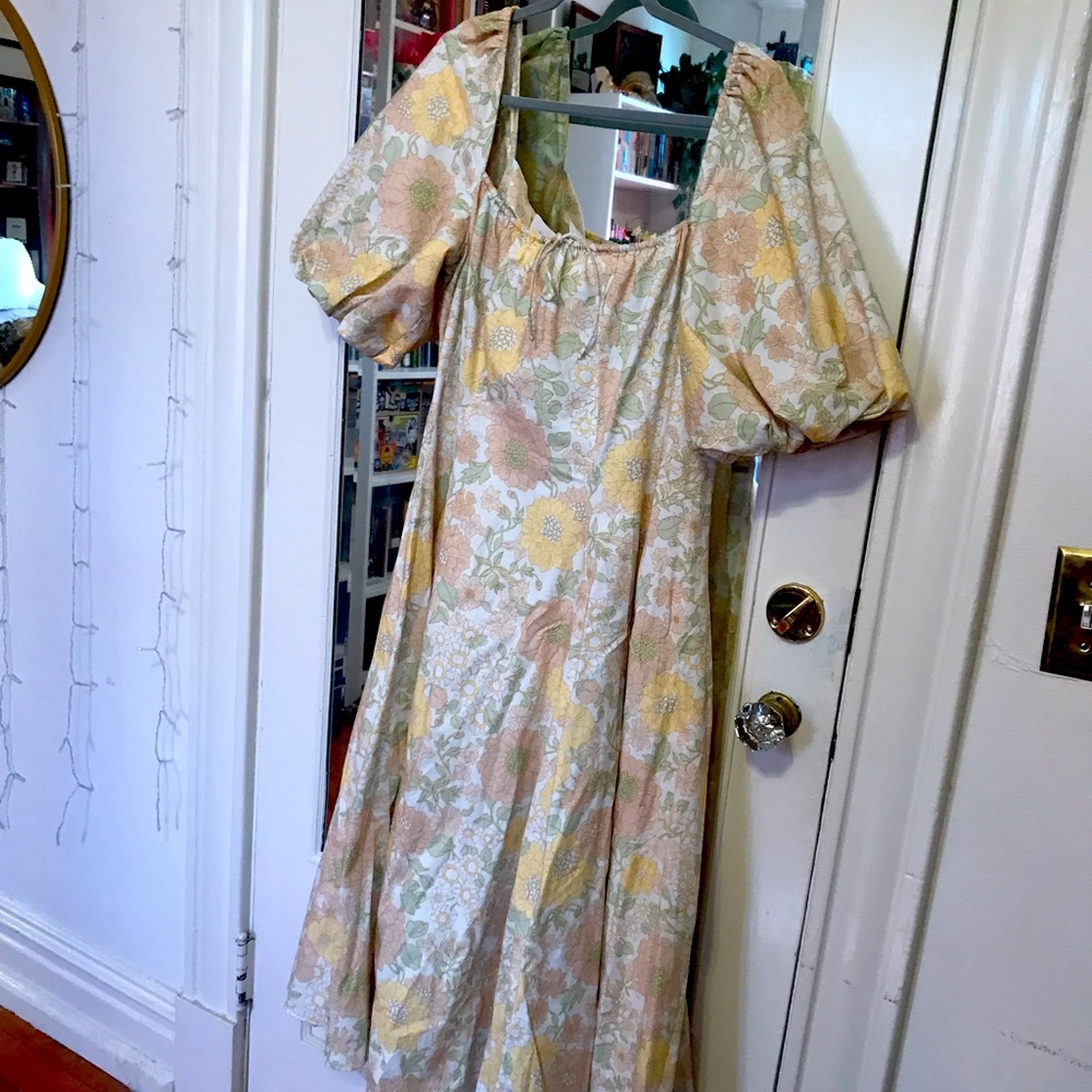 Selkie Citrus Floral Day Dress